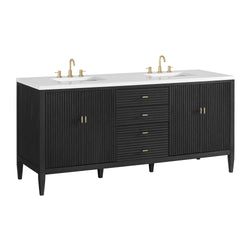 James Martin Myrrin 72" Double Vanity with 3 CM Countertop
