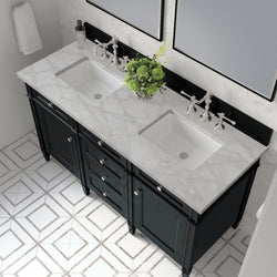 James Martin Brittany 60" Double Vanity with 3 CM Countertop