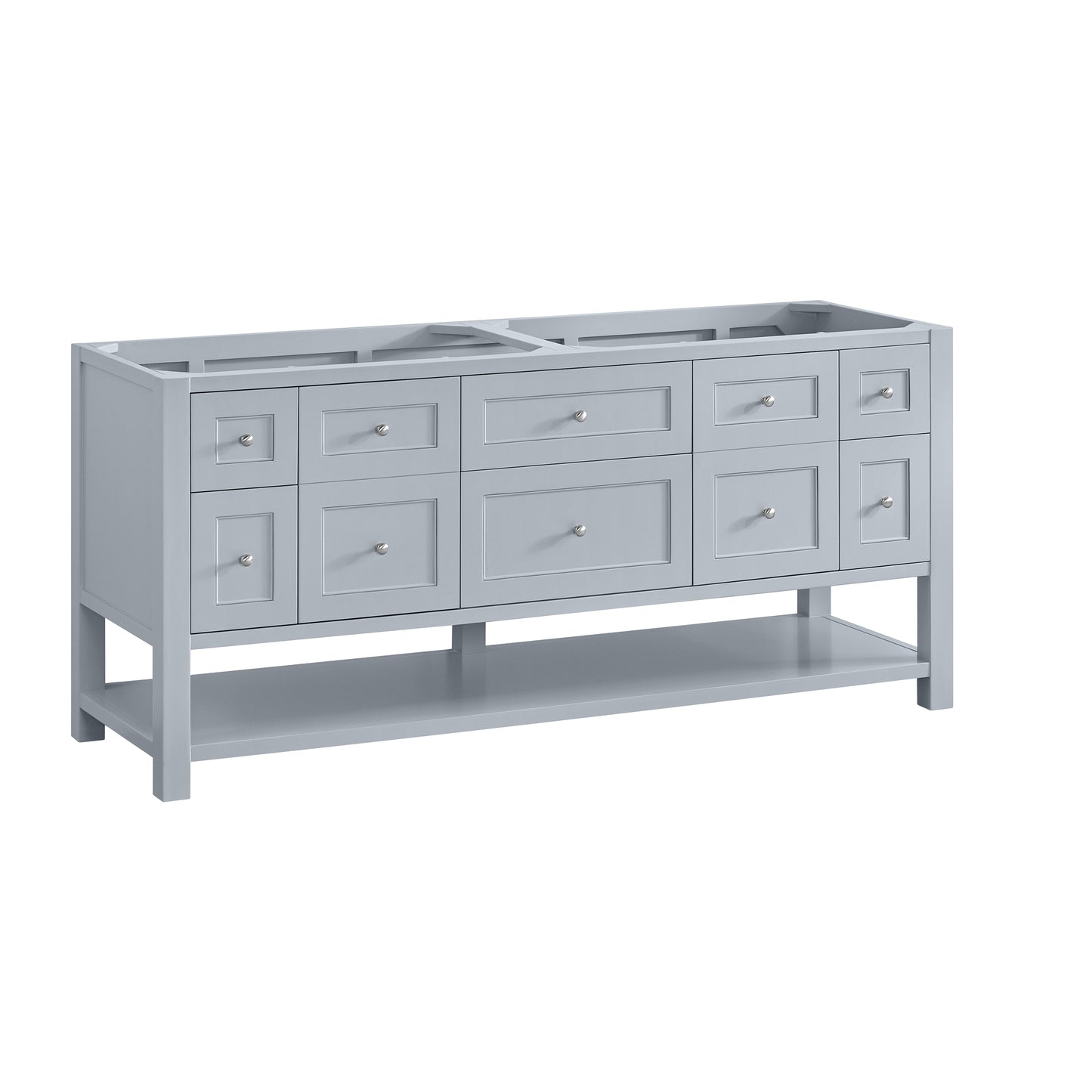James Martin Breckenridge 72" Double Vanity w/ 3 CM Countertop
