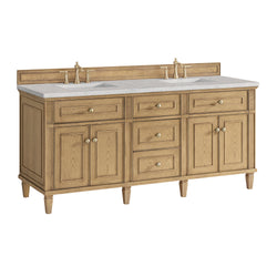 James Martin Lorelai 72" Double Vanity with 3 CM Countertop & FreePower Wireless Charger