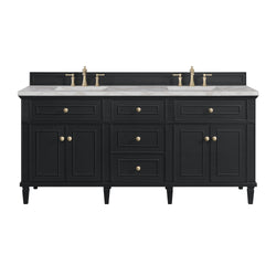 James Martin Lorelai 72" Double Vanity with 3 CM Countertop & FreePower Wireless Charger