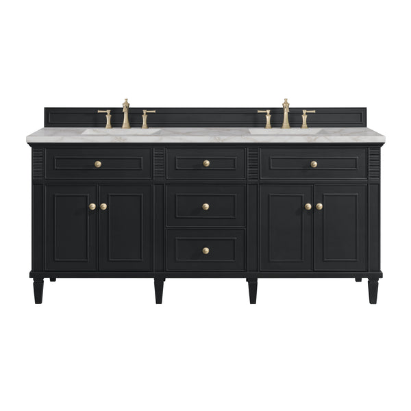 James Martin Lorelai 72" Double Vanity with 3 CM Countertop & FreePower Wireless Charger