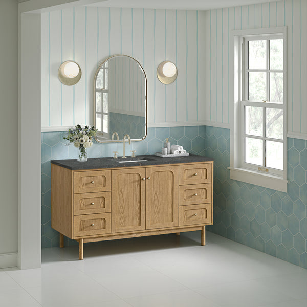 James Martin Laurent 60" Single Vanity with 3 CM Countertop & FreePower Wireless Charger