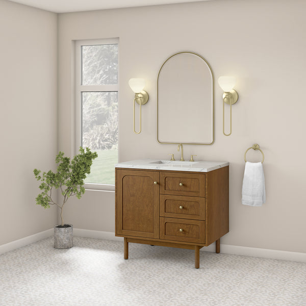 James Martin Laurent 36" Single Vanity with 3 CM Countertop