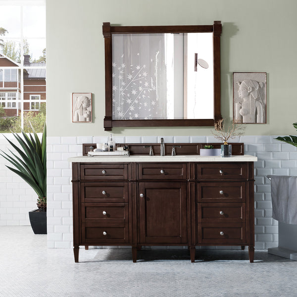 James Martin Brittany 60" Single Vanity with 3 CM Countertop