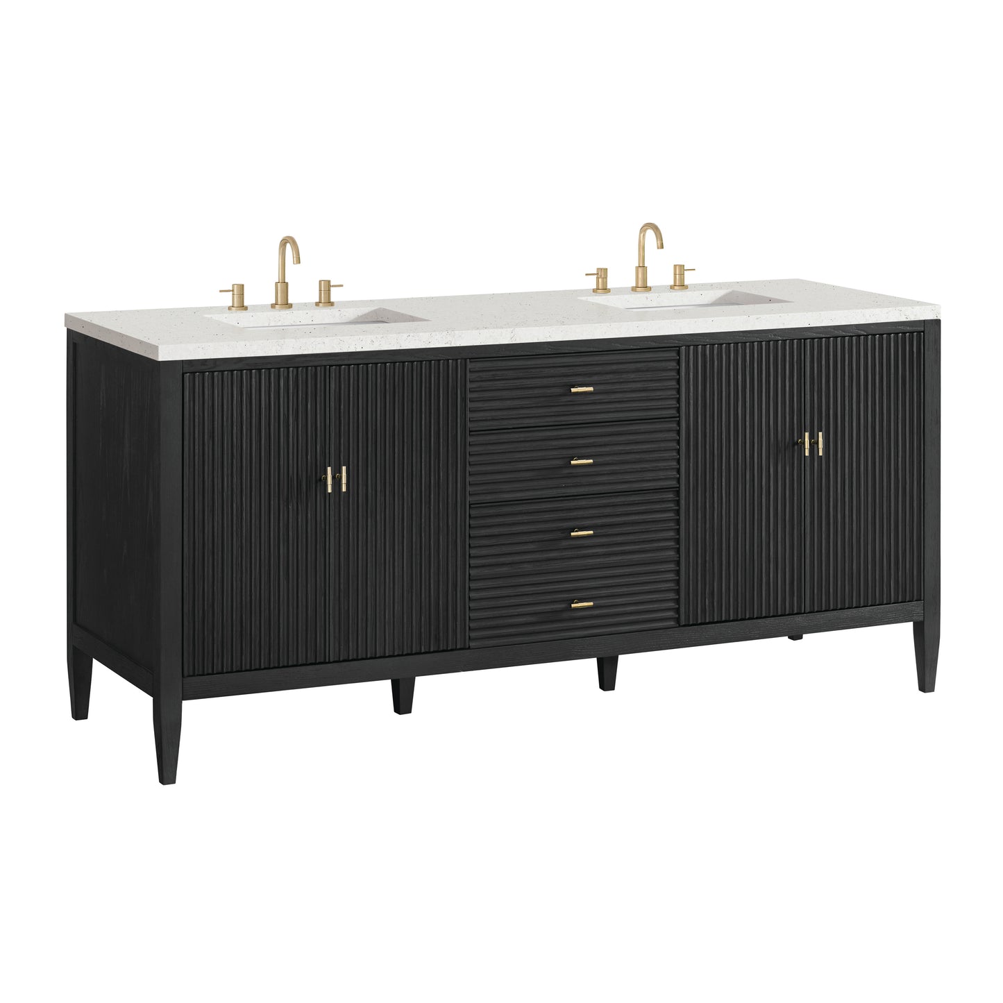 James Martin Myrrin 72" Double Vanity with 3 CM Countertop
