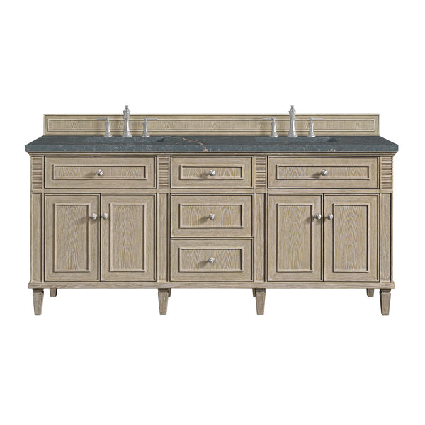James Martin Lorelai 72" Double Vanity with 3 CM Countertop & FreePower Wireless Charger
