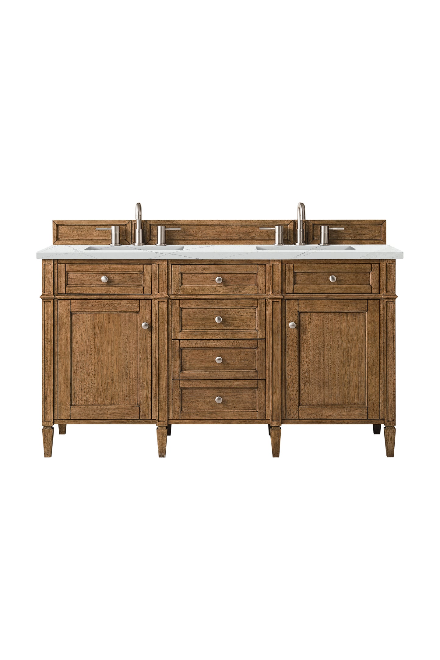 James Martin Brittany 60" Double Vanity with 3 CM Countertop