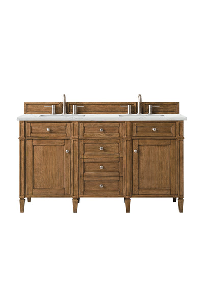 James Martin Brittany 60" Double Vanity with 3 CM Countertop