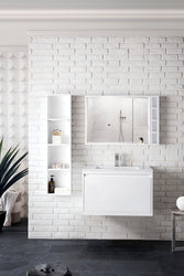 James Martin Mantova 31.5" Single Vanity with Composite Stone Top - Luxe Bathroom Vanities