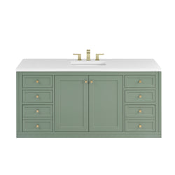 James Martin Chicago 60" Single Vanity with 3 CM Countertop