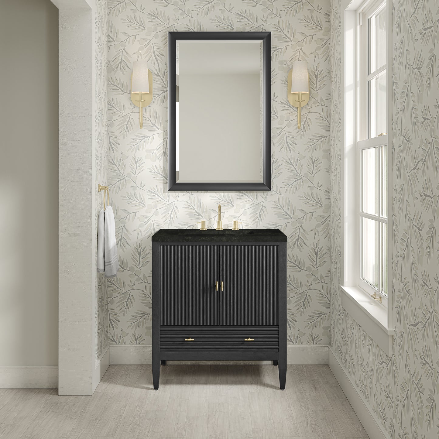 James Martin Myrrin 30" Single Vanity with 3 CM Countertop