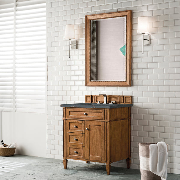 James Martin Brittany 30" Single Vanity with 3 CM Countertop