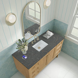 James Martin Laurent 60" Single Vanity with 3 CM Countertop & FreePower Wireless Charger