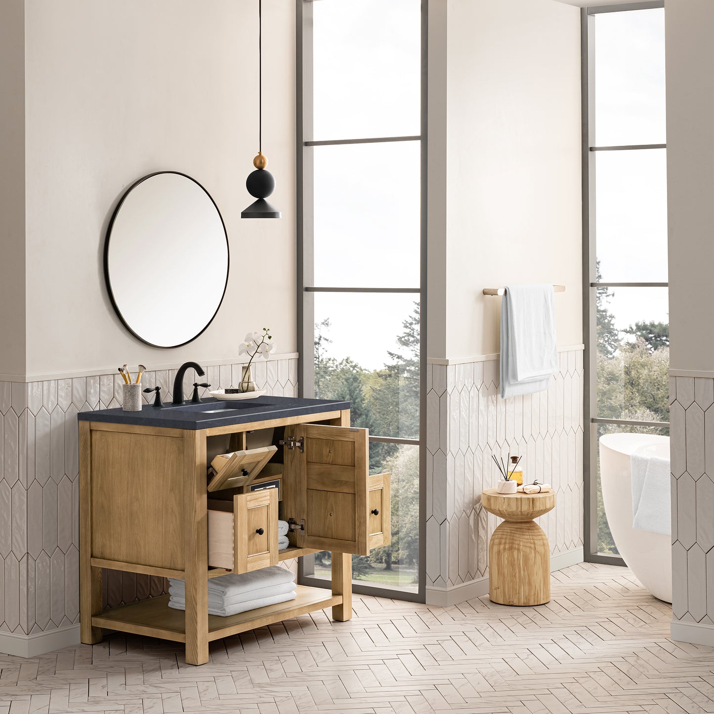 James Martin Breckenridge 36" Single Vanity w/ 3CM Countertop