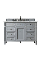 James Martin Brittany 48" Single Vanity with 3 CM Countertop & FreePower Wireless Charger