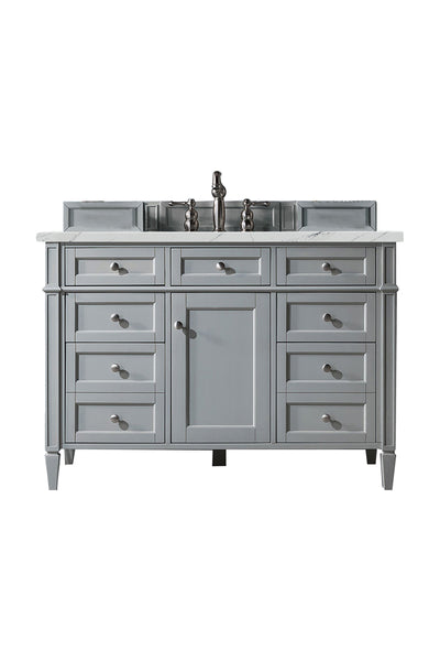 James Martin Brittany 48" Single Vanity with 3 CM Countertop & FreePower Wireless Charger