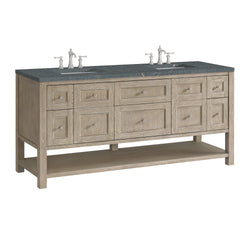 James Martin Breckenridge 72" Double Vanity w/ 3 CM Countertop