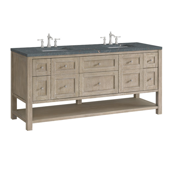 James Martin Breckenridge 72" Double Vanity w/ 3 CM Countertop
