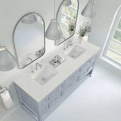 James Martin Breckenridge 72" Double Vanity w/ 3 CM Countertop