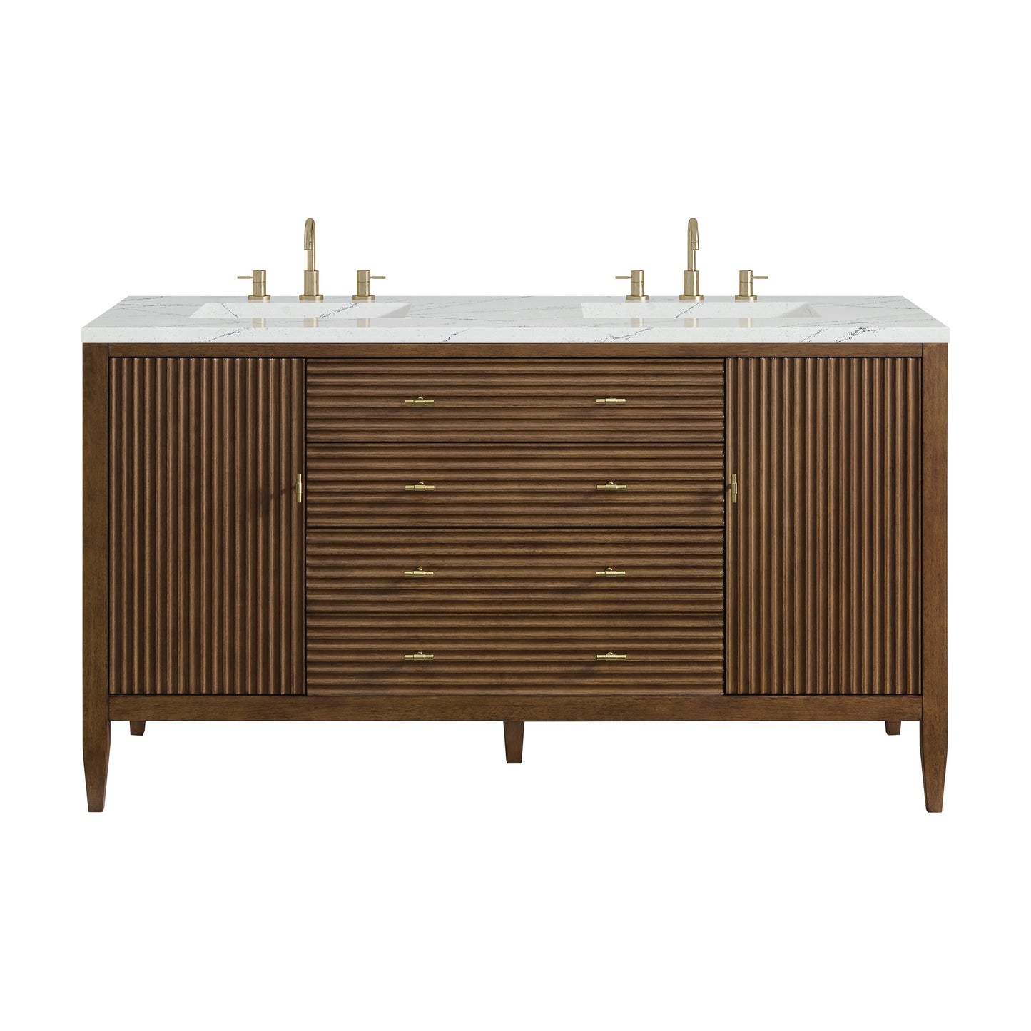 James Martin Myrrin 60" Double Vanity with 3 CM Countertop
