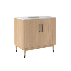 Fresca Sawyer Freestanding Bathroom Cabinet with Top & Sinks