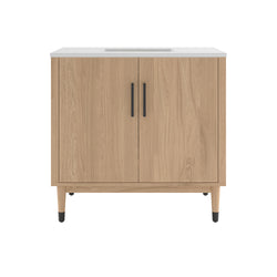 Fresca Sawyer Freestanding Bathroom Cabinet with Top & Sinks