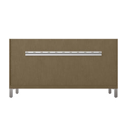 James Martin Chicago 60" Single Vanity with Single Hole 3CM White Zeus Silestone Top & Backsplash