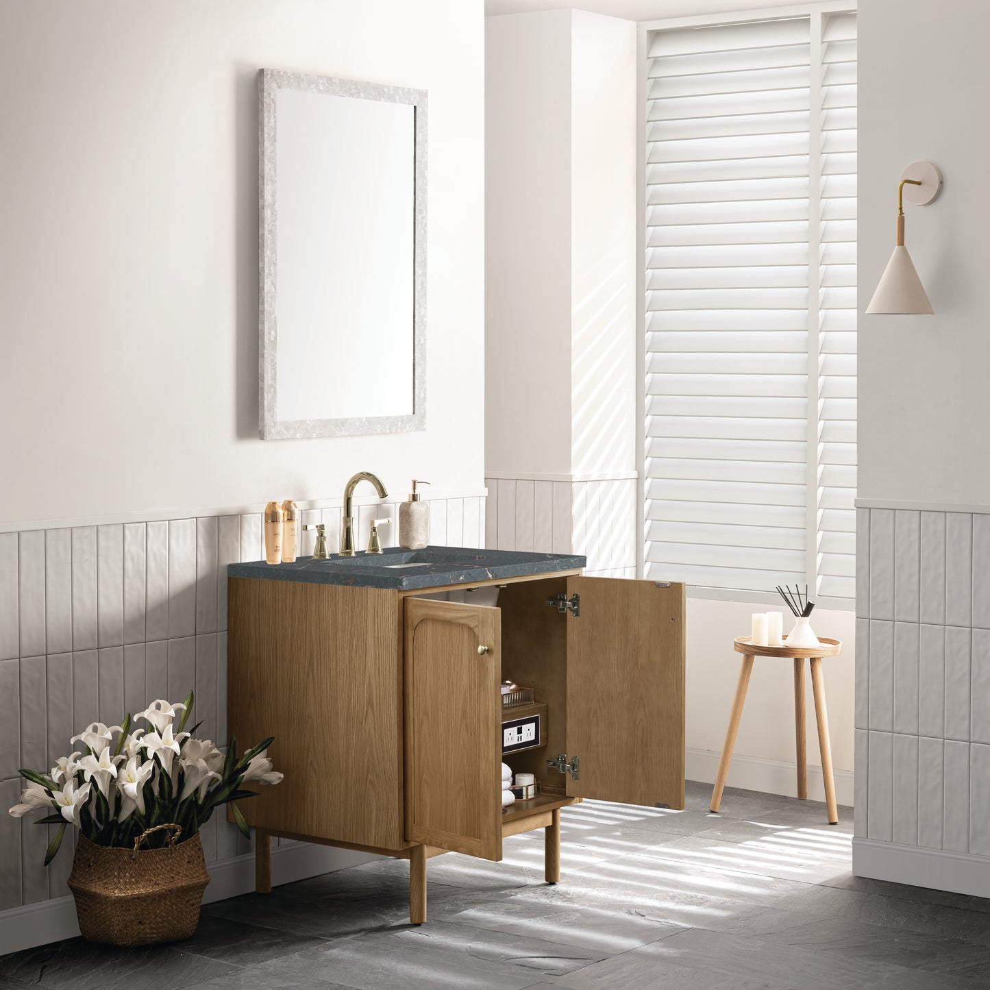 James Martin Laurent 30" Single Vanity with 3 CM Countertop