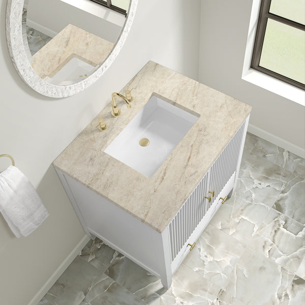 James Martin Myrrin 30" Single Vanity with 3 CM Countertop