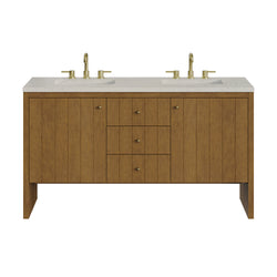James Martin Hudson 60" Double Vanity with 3 CM Countertop