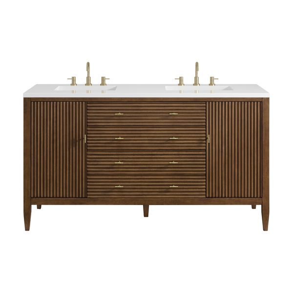 James Martin Myrrin 60" Double Vanity with 3 CM Countertop
