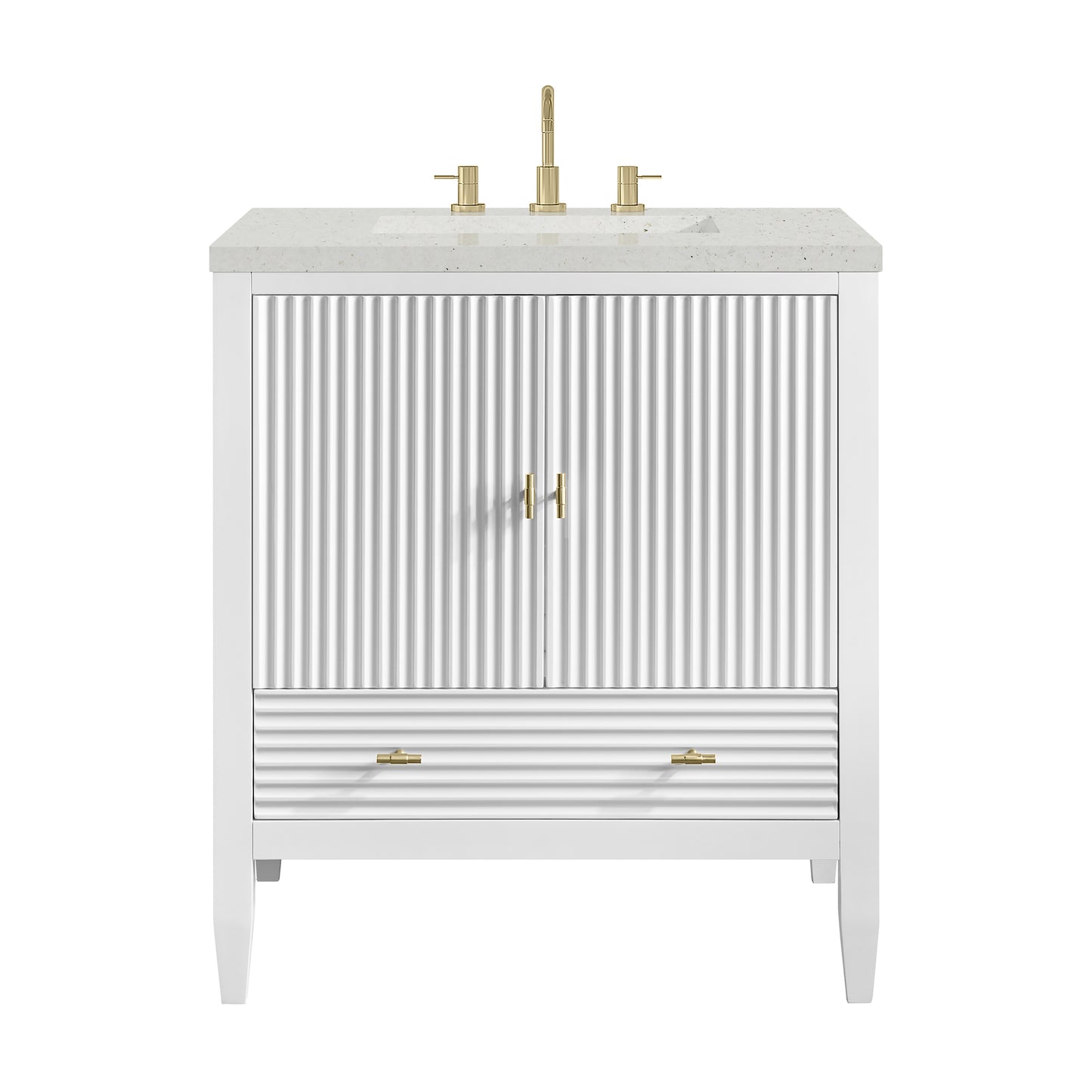 James Martin Myrrin 30" Single Vanity with 3 CM Countertop