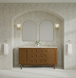 James Martin Laurent 60" Double Vanity with 3 CM Countertop