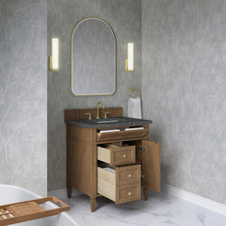 James Martin Brittany 30" Single Vanity with 3 CM Countertop