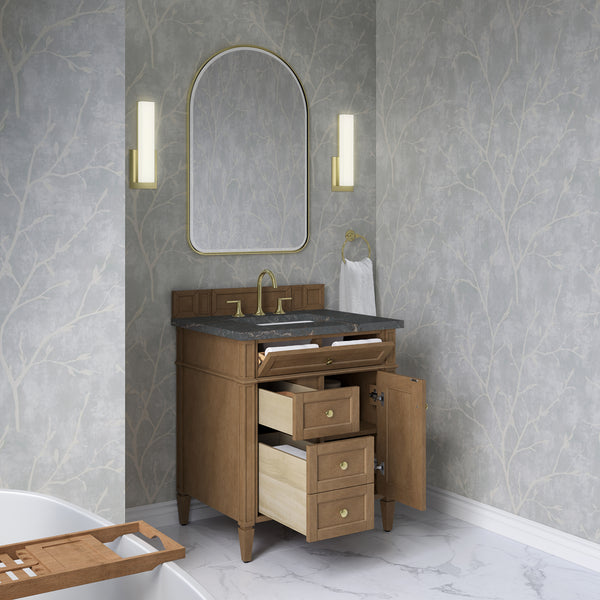 James Martin Brittany 30" Single Vanity with 3 CM Countertop