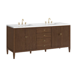James Martin Myrrin 72" Double Vanity with 3 CM Countertop