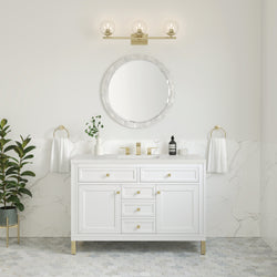 James Martin Chicago 48" Single Vanity with 3 CM Countertop