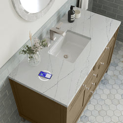 James Martin Chicago 48" Single Vanity with 3 CM Countertop & FreePower Wireless Charger