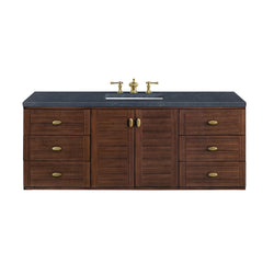 James Martin Amberly 60" Single Vanity, Mid-Century Walnut