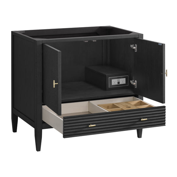 James Martin Myrrin 36" Single Vanity with 3 CM Countertop