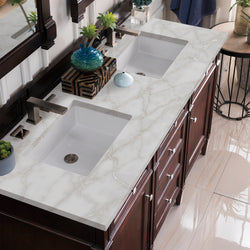 James Martin Brittany 60" Double Vanity with 3 CM Countertop