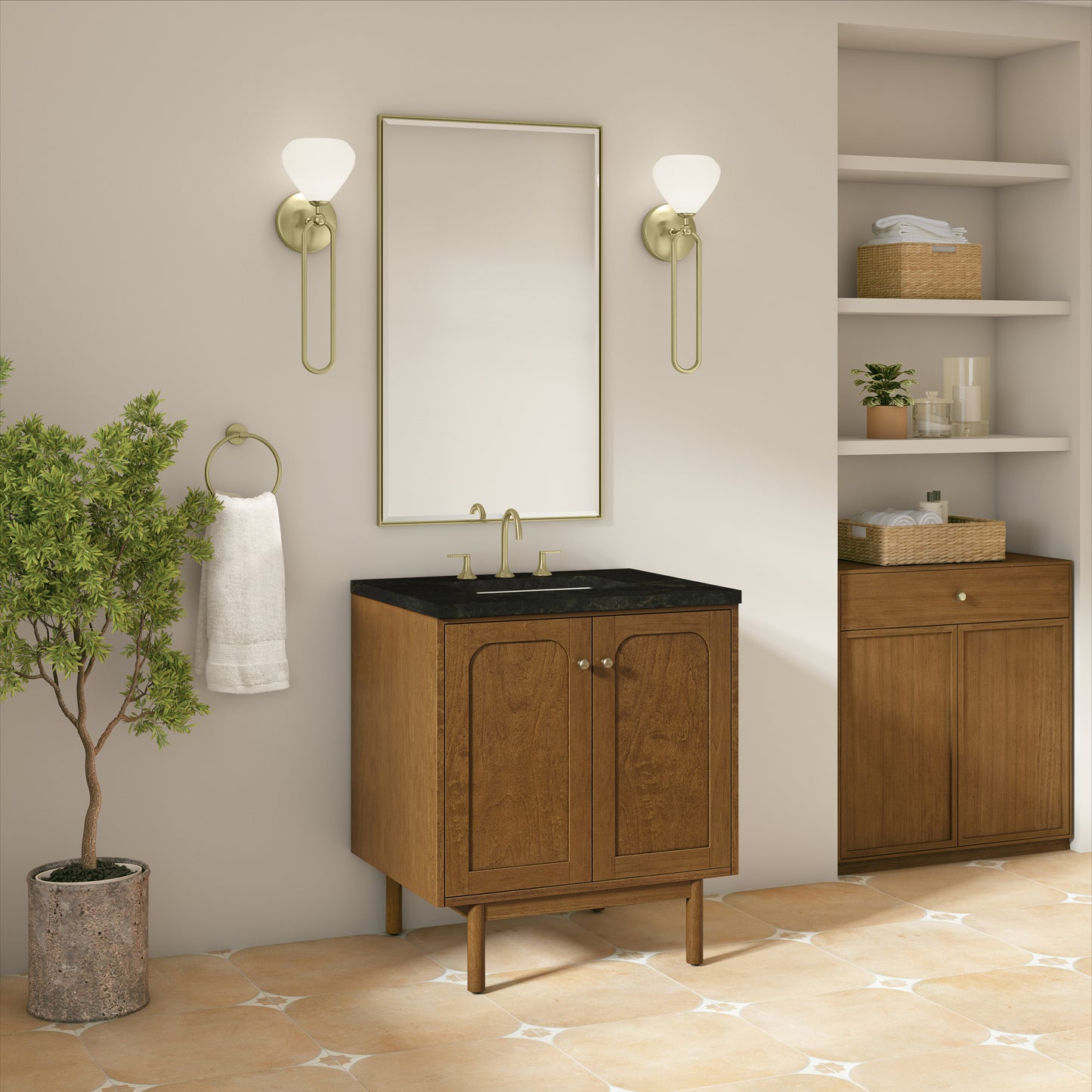 James Martin Laurent 30" Single Vanity with 3 CM Countertop
