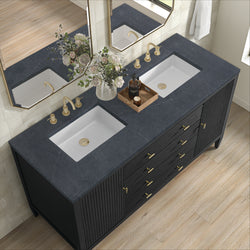James Martin Myrrin 60" Double Vanity with 3 CM Countertop