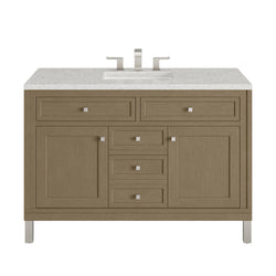 James Martin Chicago 48" Single Vanity with 3 CM Countertop