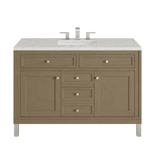 James Martin Chicago 48" Single Vanity with 3 CM Countertop
