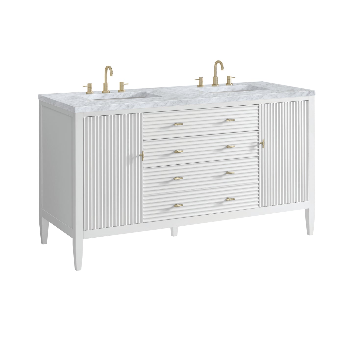 James Martin Myrrin 60" Double Vanity with 3 CM Countertop