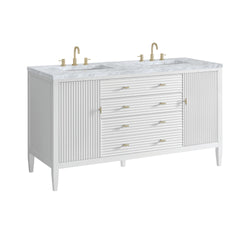 James Martin Myrrin 60" Double Vanity with 3 CM Countertop