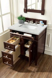 James Martin Brittany 30" Single Vanity with 3 CM Countertop