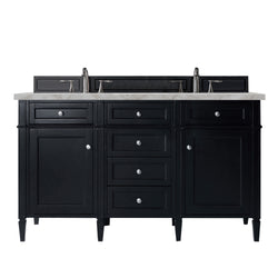 James Martin Brittany 60" Double Vanity with 3 CM Countertop & FreePower Wireless Charger